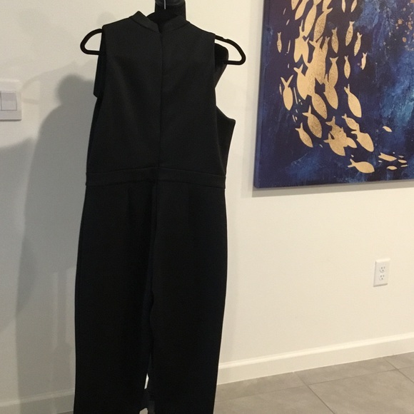 ASOS Black Ruffle Jumpsuit - Picture 2 of 2